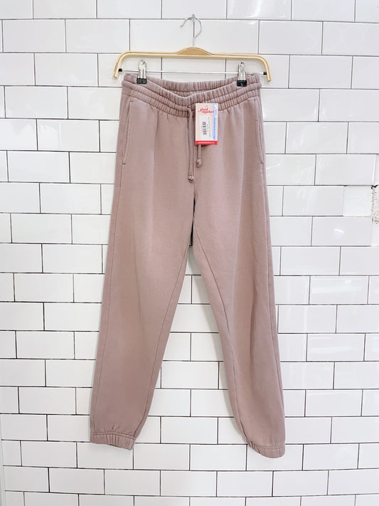 tna mauve high rise joggers