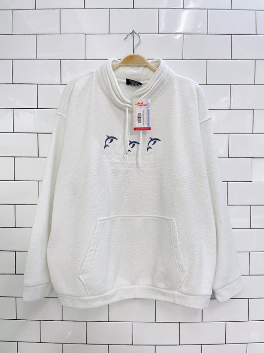 vintage 90s exist dolphin sweatshirt