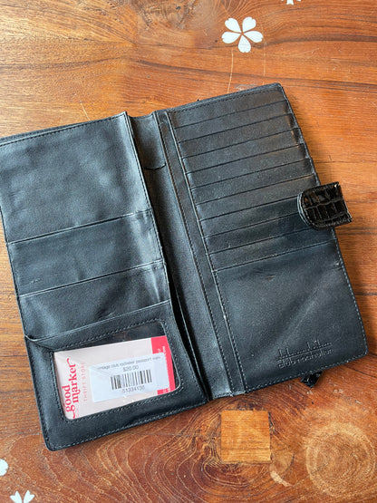 vintage club rochelier passport wallet