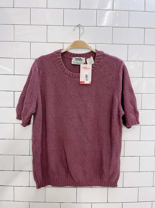 vintage 90s NR parkhurst ss knit crew