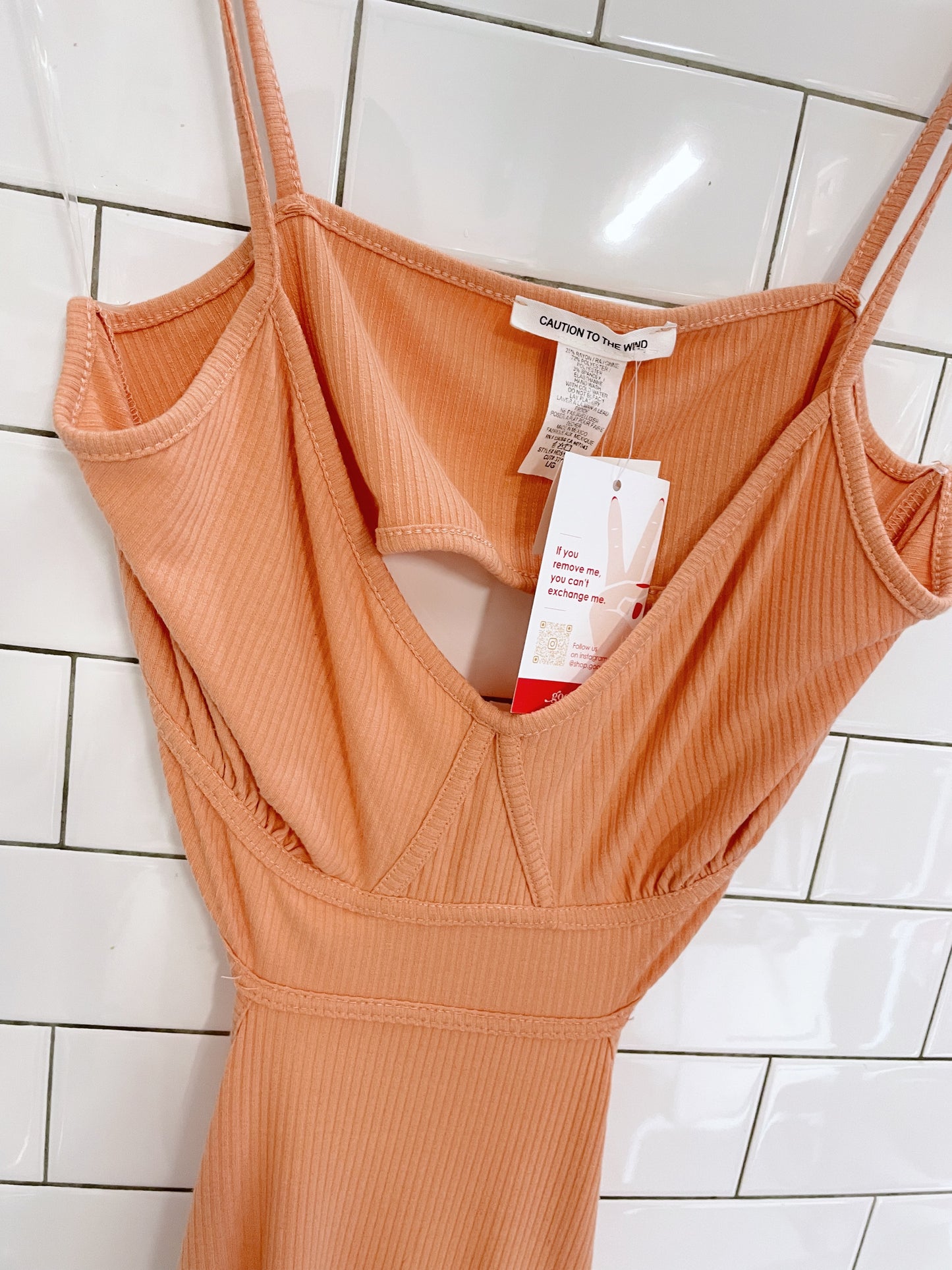 nwt caution to the wind bustier cut out maxi dress