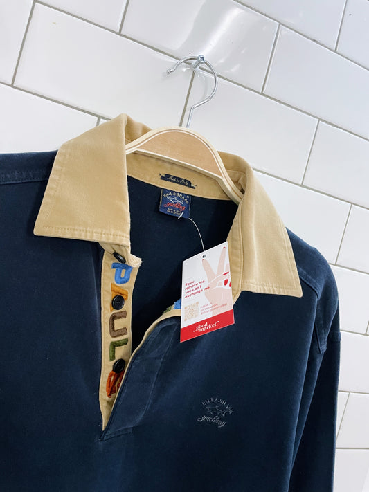 paul & shark long sleeve polo