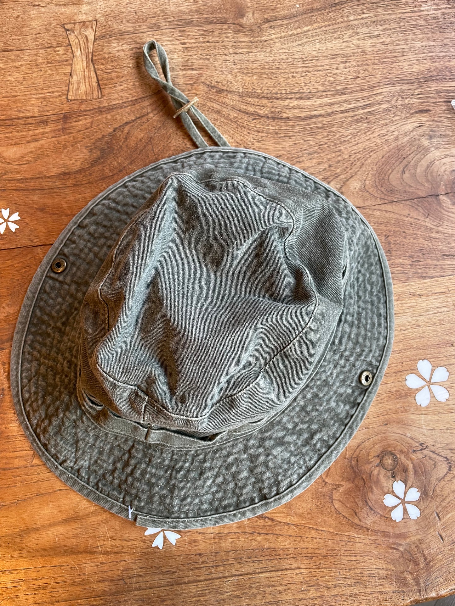 vintage utility bucket hat