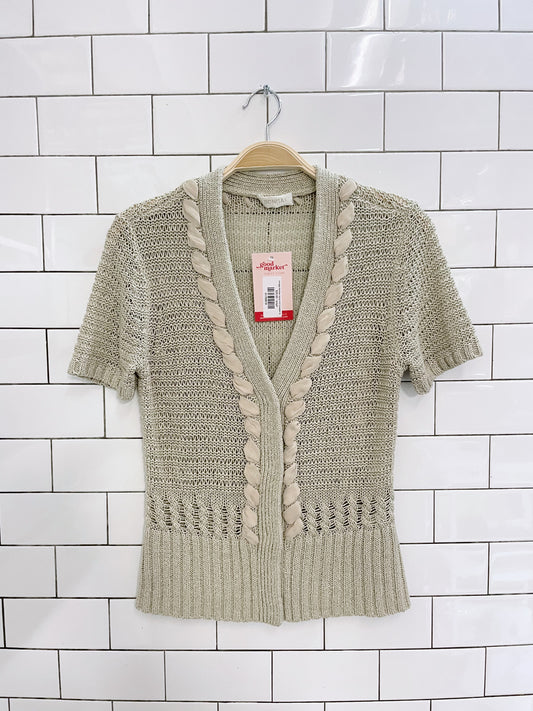 vintage bonitas loose knit sweater top