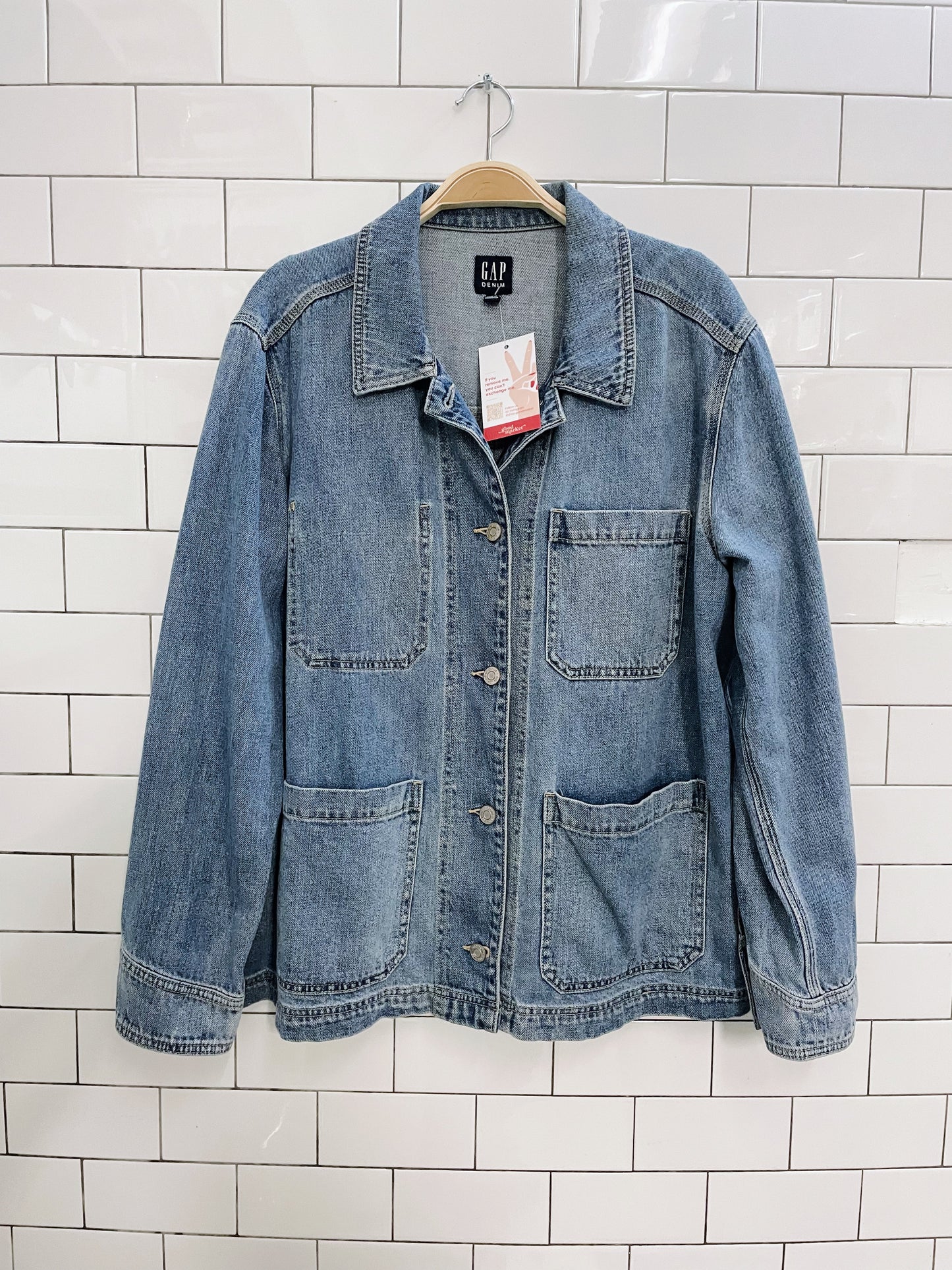 gap denim shirt jacket