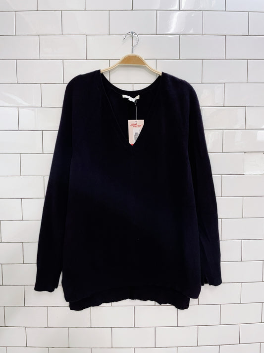 duffy 100% cashmere v-neck sweater