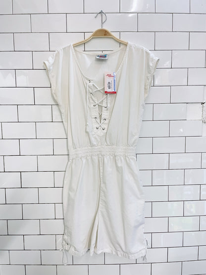 vintage marsh mallow white jumper