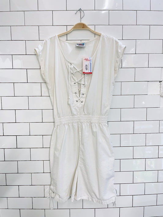 vintage marsh mallow white jumper