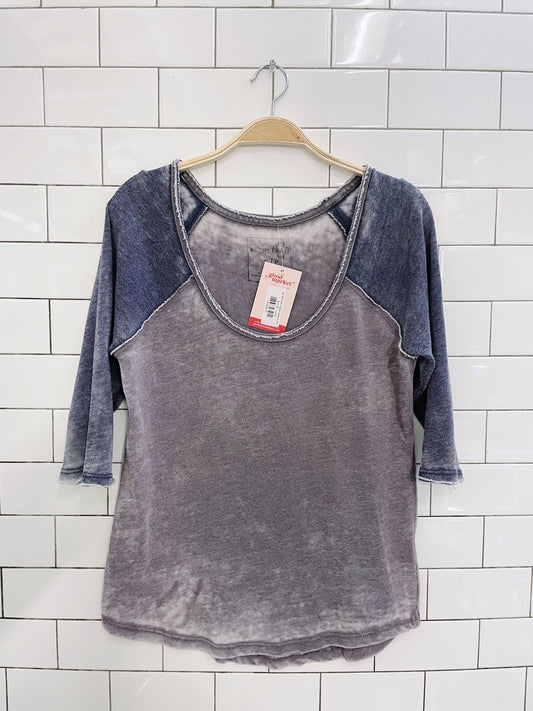 we the free raglan sleeve crew