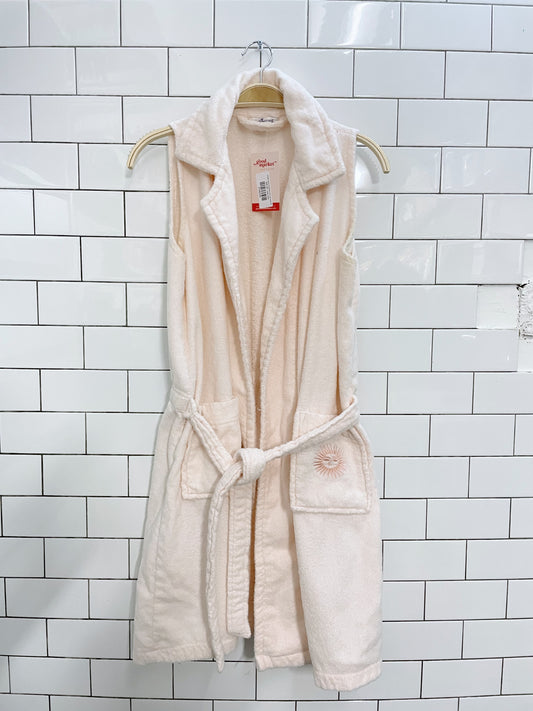 vintage secret treasures terry sun pool robe