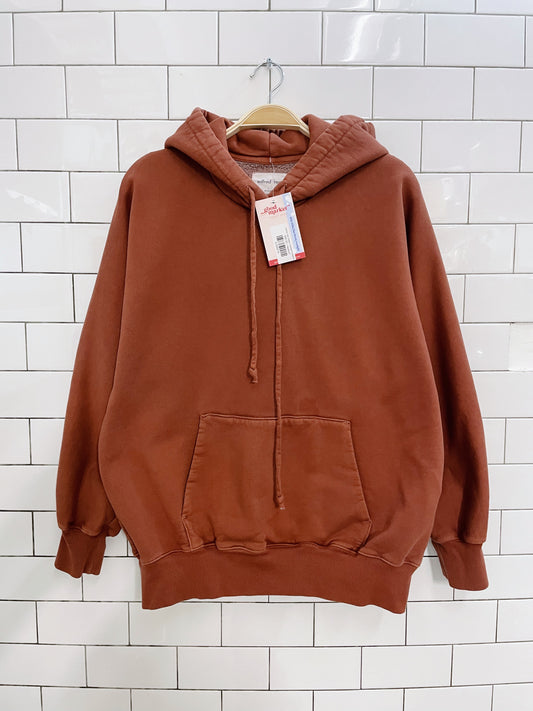 wilfred free copper hooded sweatshirt