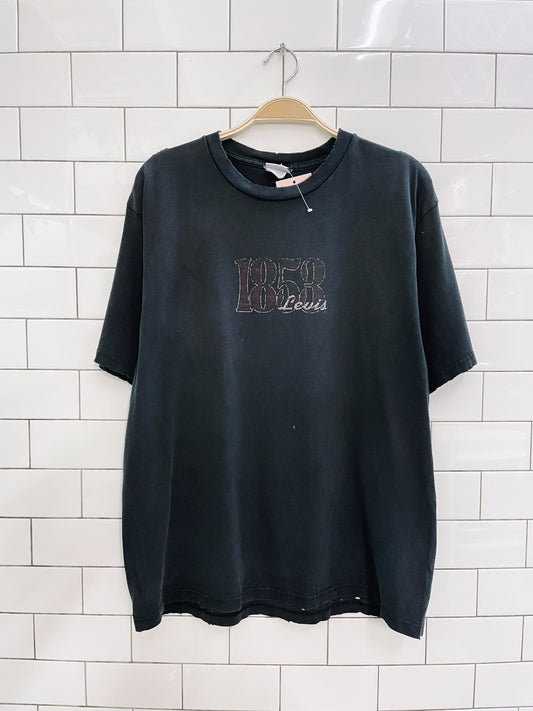 vintage levi's 1853 faded graphic tee