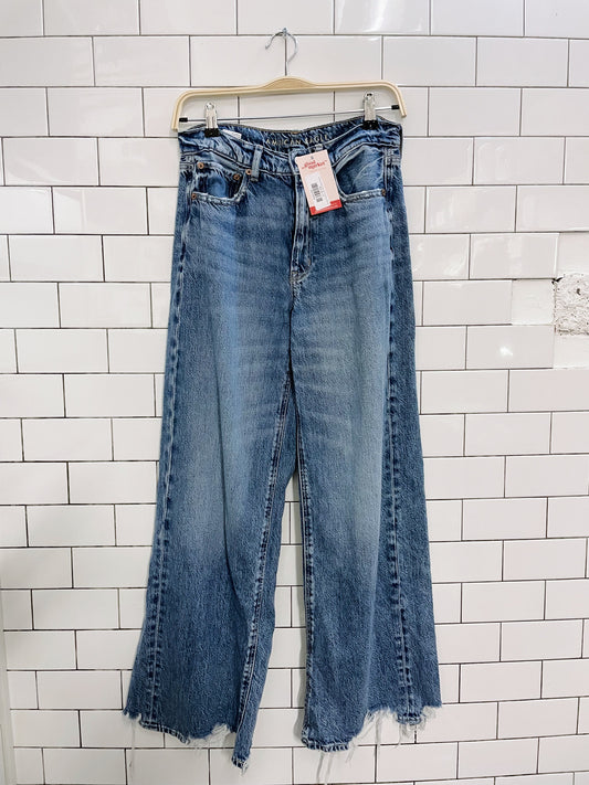 american eagle super high rise baggy wide leg