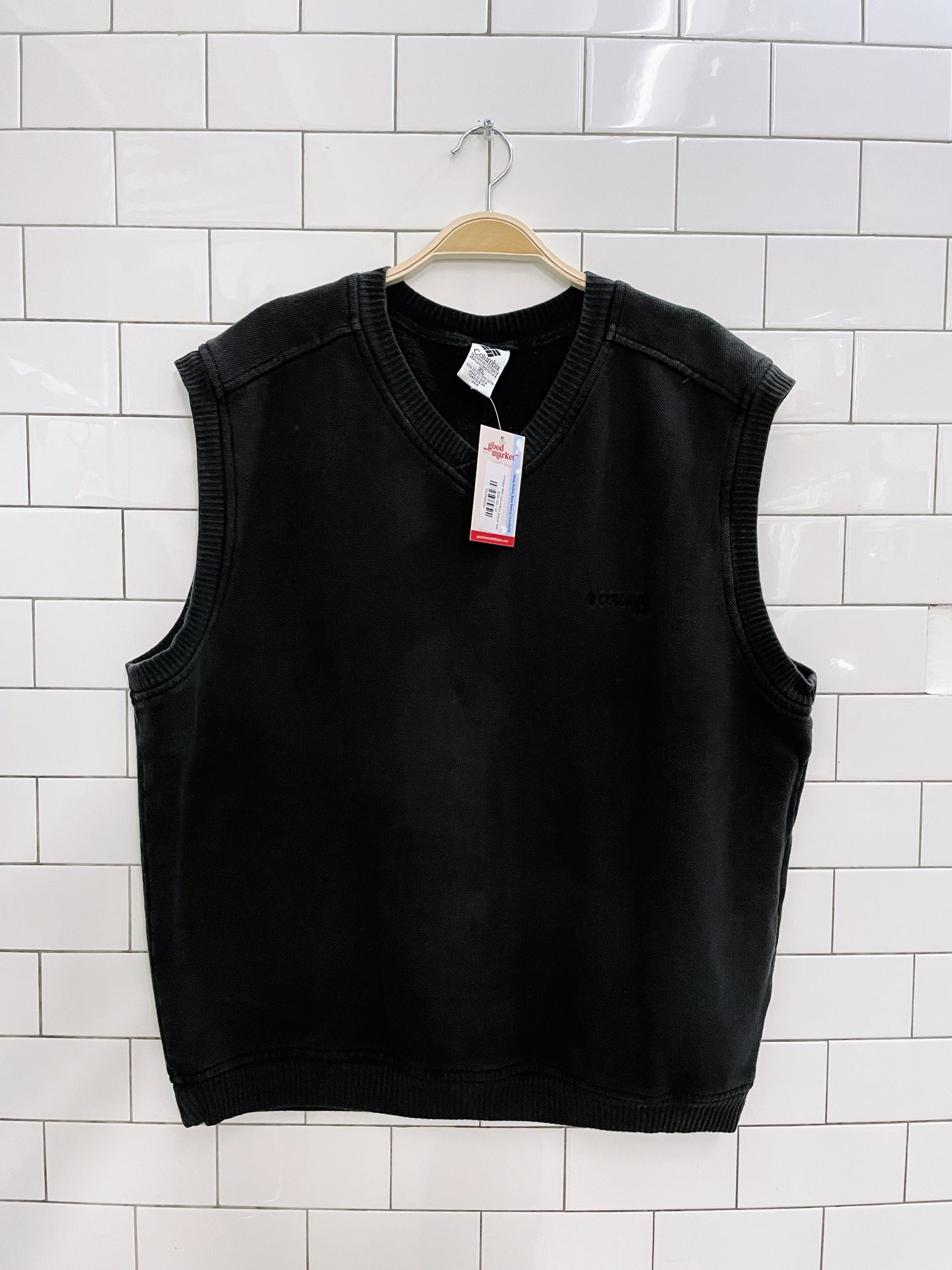 vintage 00s columbia pique vest