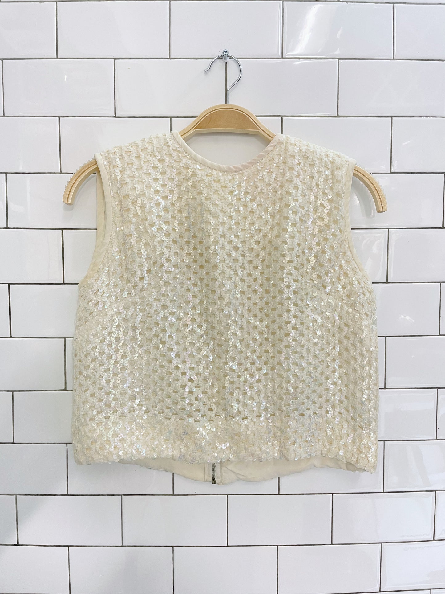 vintage sherbet originals sequin tank