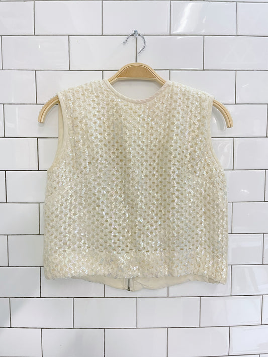 vintage sherbet originals sequin tank