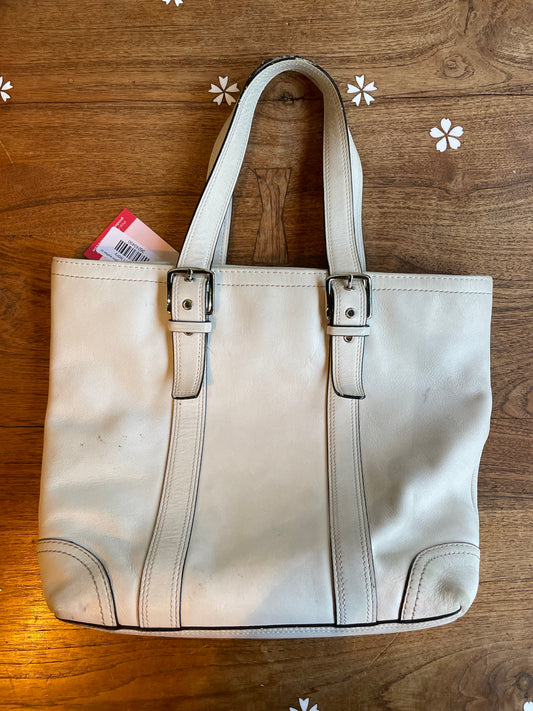 vintage coach f10194 hampton leather tote