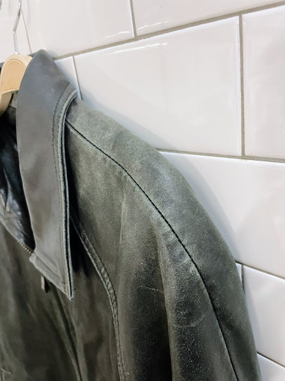 vintage pelle studio butter leather bomber jacket