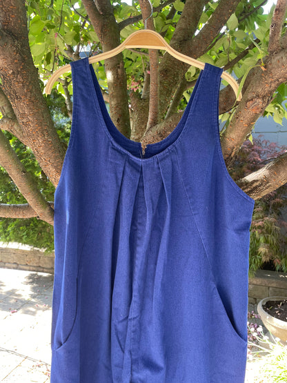 vintage shirley k pleated jumpsuit