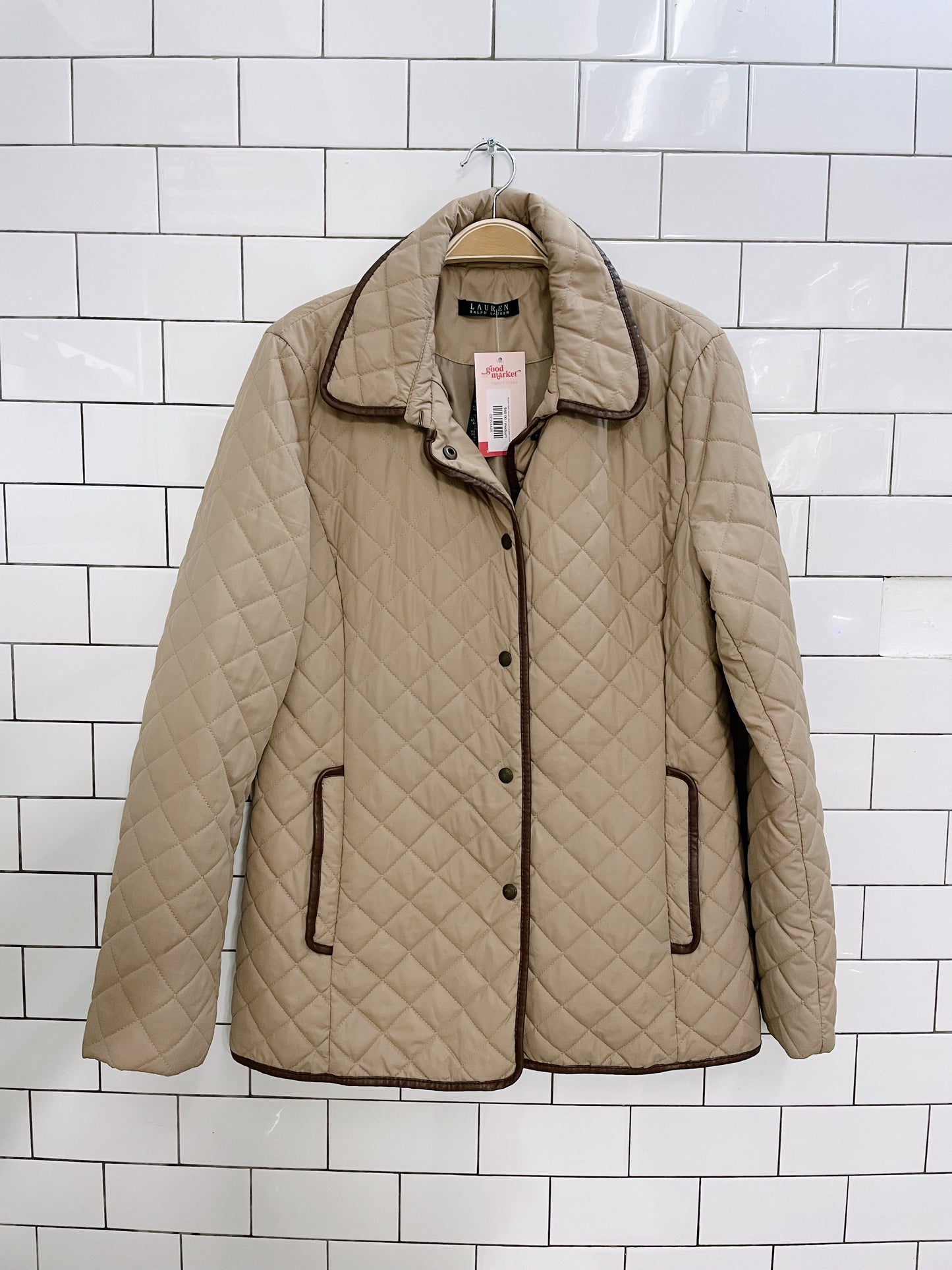 lauren ralph lauren diamond quilted chore coat