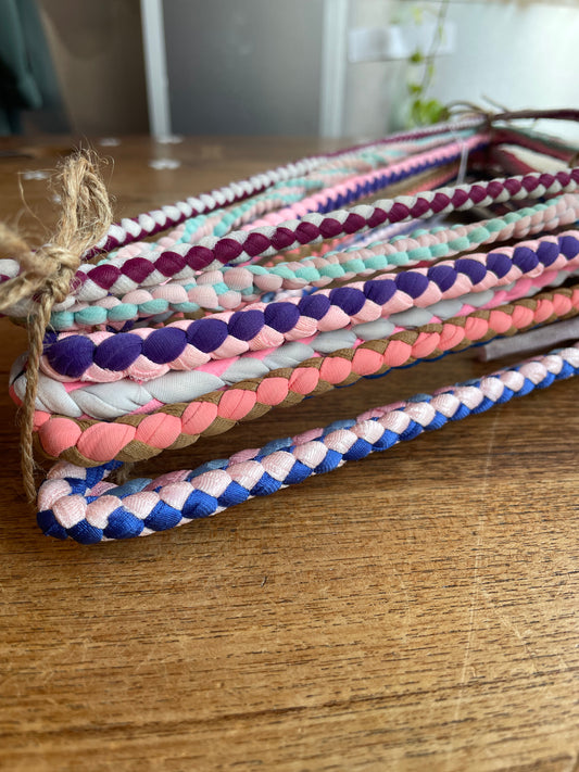 set of 8 boho macrame hangers