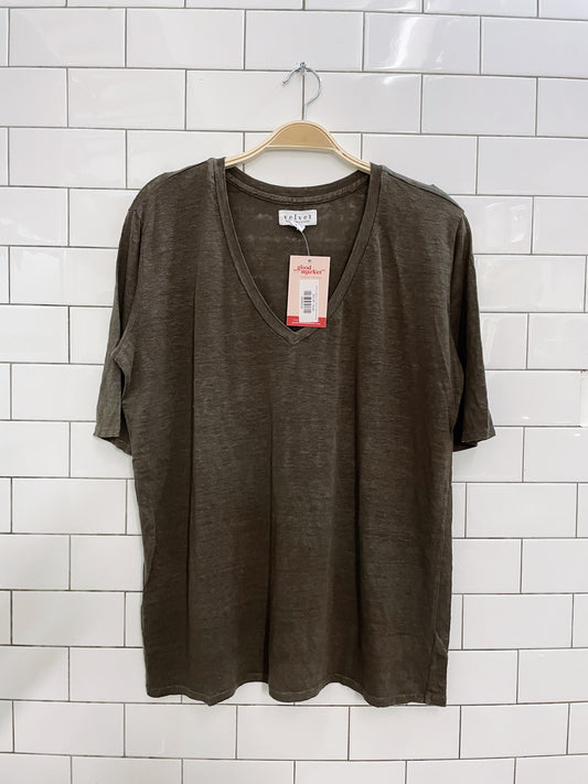 velvet by graham and spencer stefani linen tee