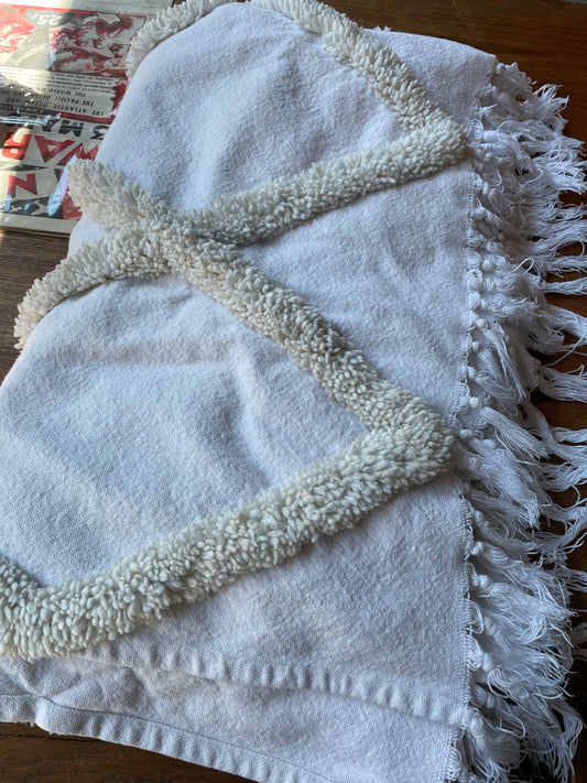 hometrends tufted diamond throw blanket