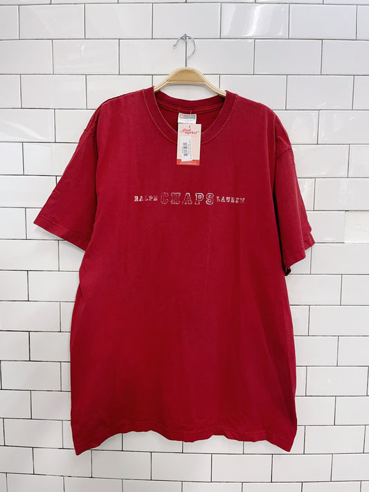 vintage 00s chaps ralph lauren tee