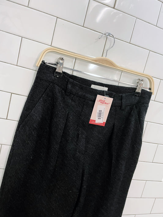 nina ricci wool-silk blend pleated trouser