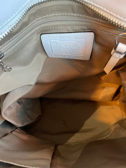 vintage coach f10194 hampton leather tote