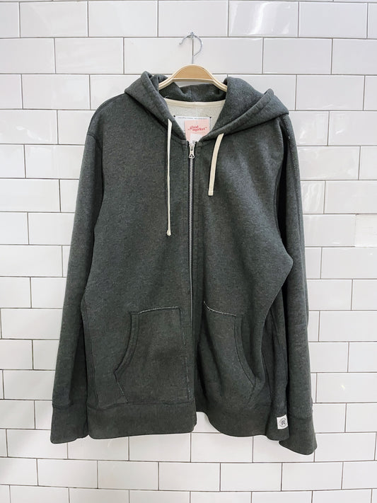 reigning champ full zip hoodie