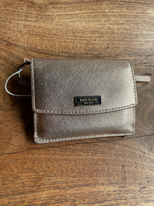 kate spade rose gold small wallet