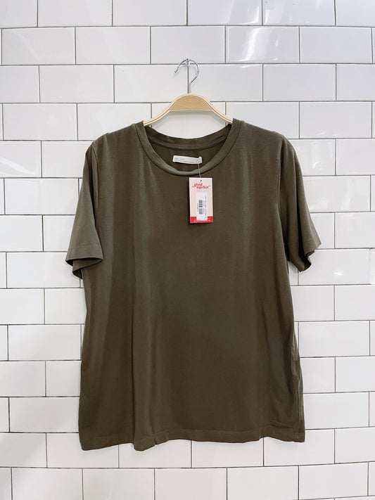 oak + fort super soft basic tee