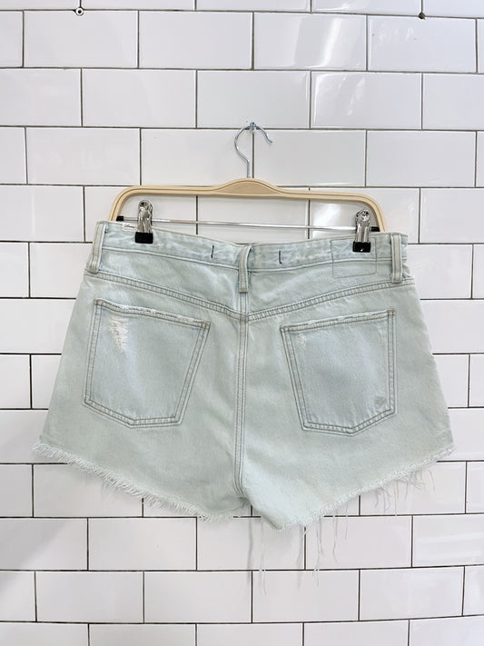 lovers & friends cut off denim shorts