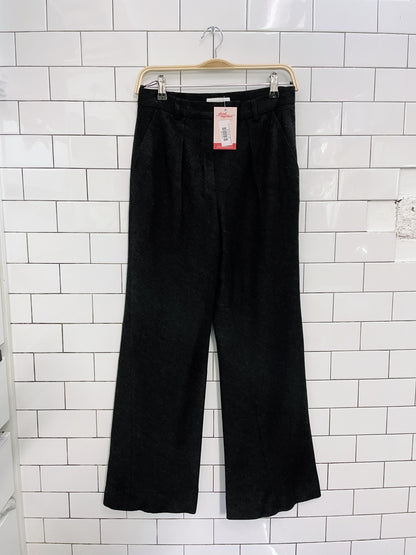 nina ricci wool-silk blend pleated trouser