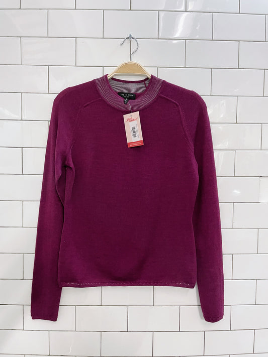 rag & bone extra fine merino wool spring knit