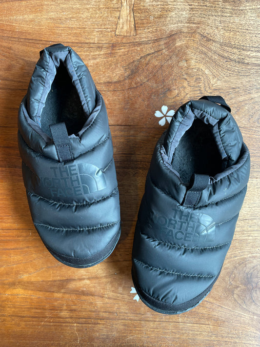 the north face puffer nuptse mule