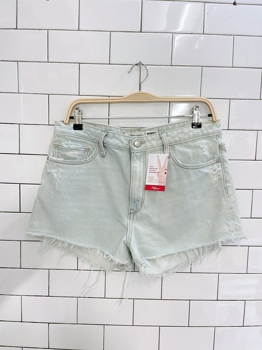 lovers & friends cut off denim shorts