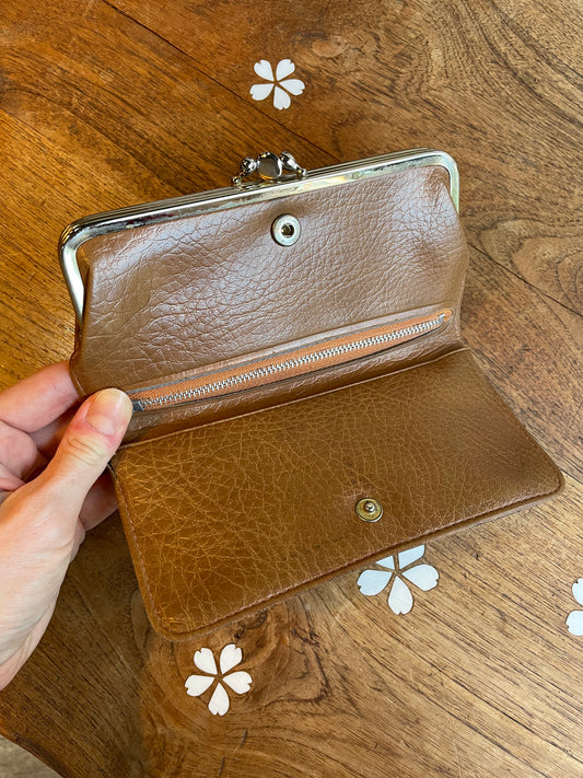 vintage cross stitch wallet