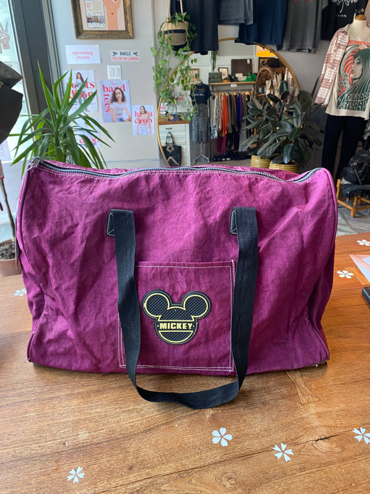 vintage 00s mickey disney minimal duffle bag
