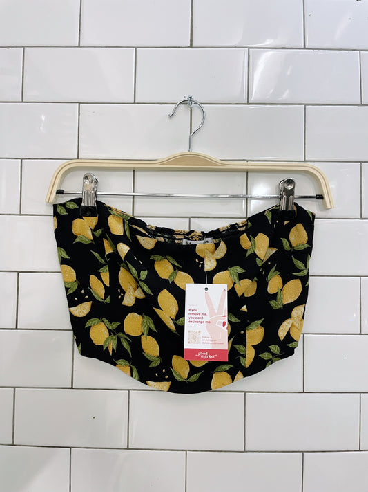 reformation meyer lemon tube top