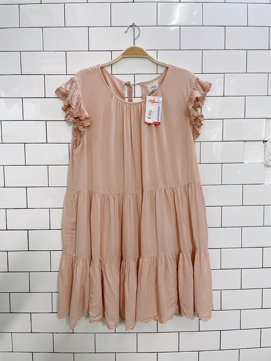 la boheme wilfred sidonie tiered mini dress