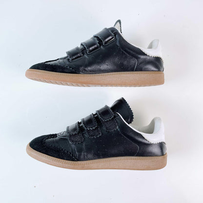 isabel marant 2023 beth leather velcro sneakers