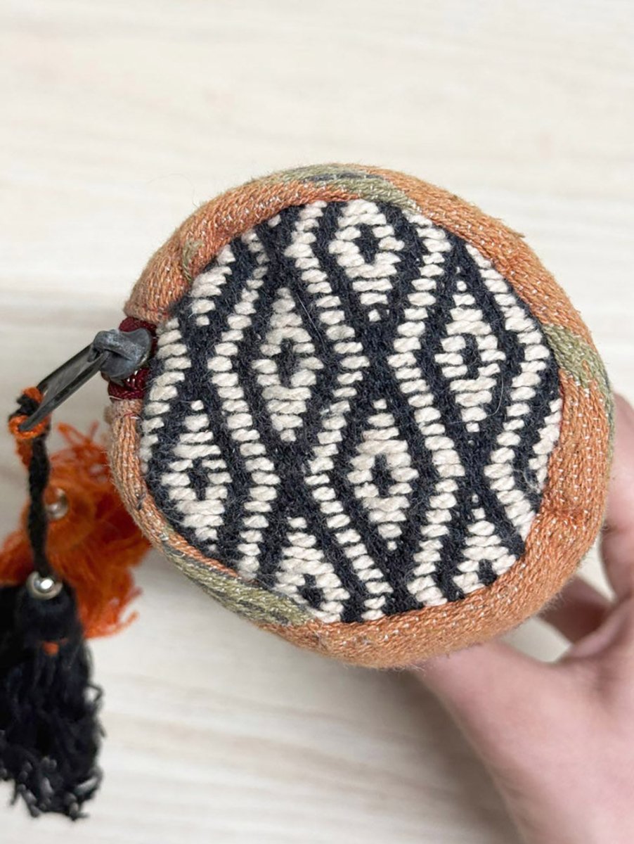 "it matters!" studio aztec woven tassel zip case - good market thrift store