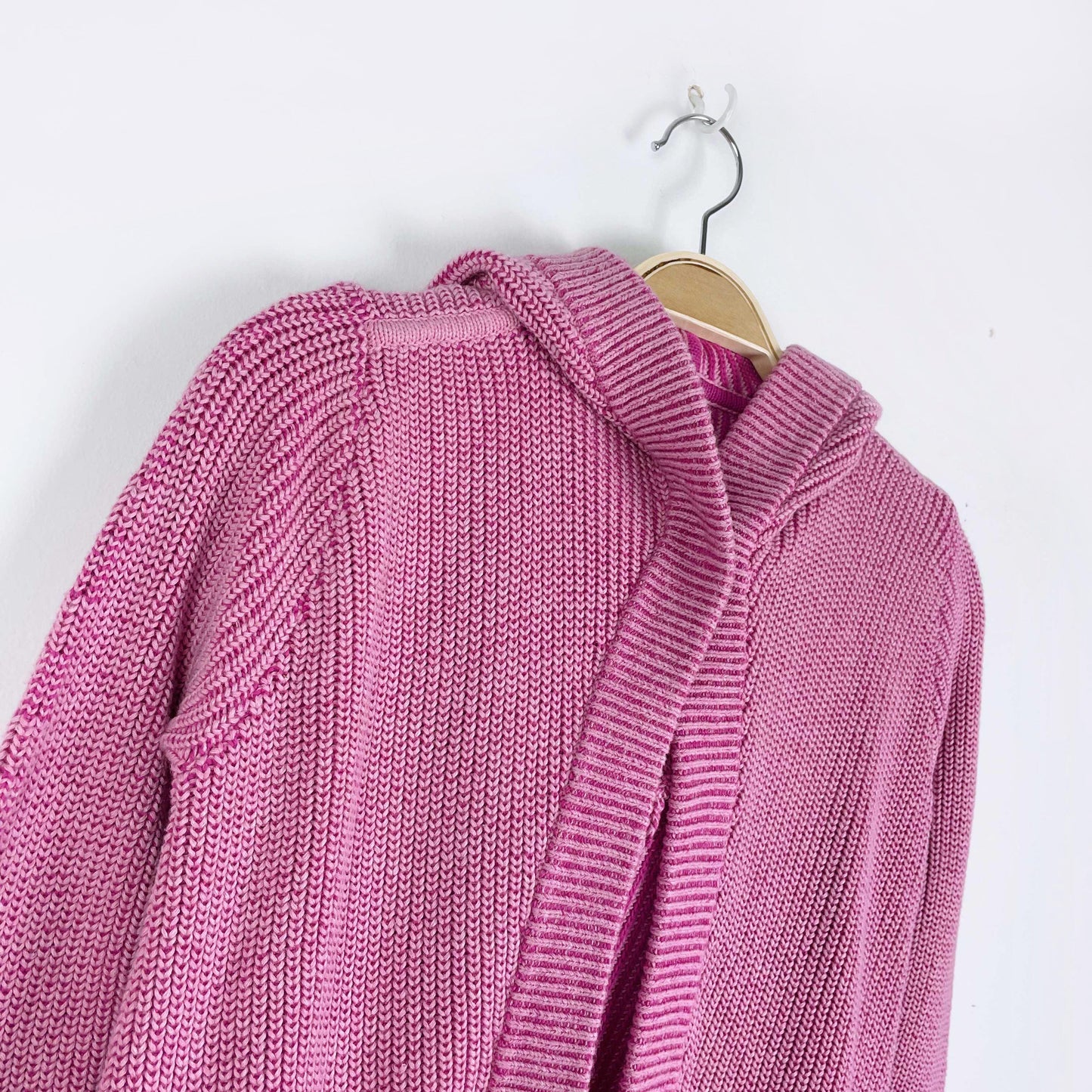 ivivva pink cotton knit cardigan sweater - size 10