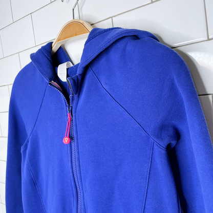 ivivva purple full zip hoodie - size 10