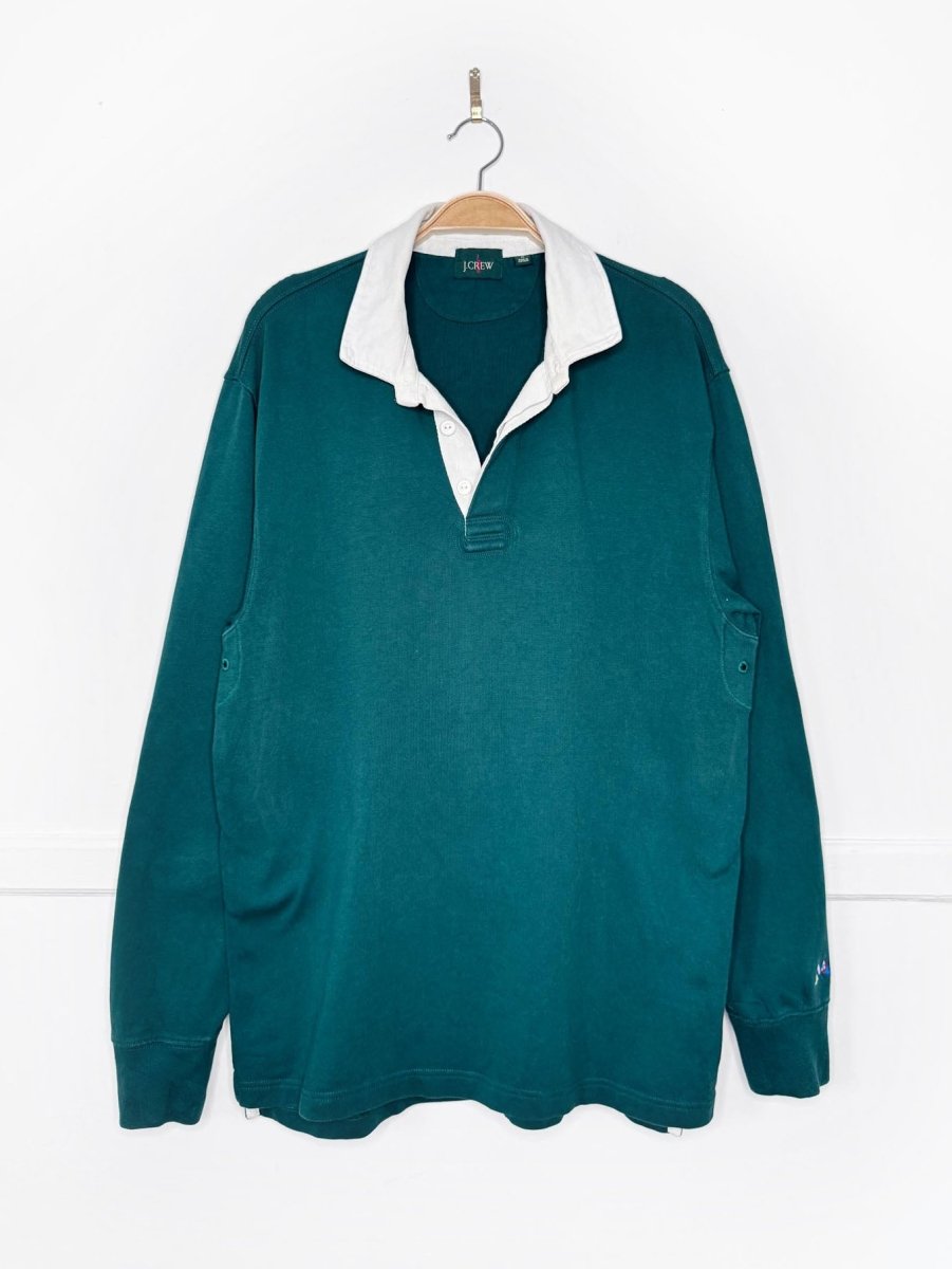j crew heritage rugby long sleeve shirt - good market thrift store