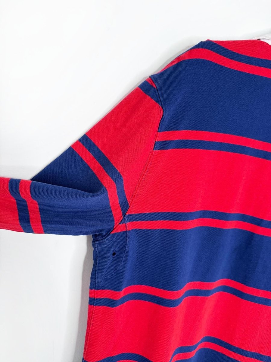 j crew heritage rugby striped long sleeve shirt - good market thrift store