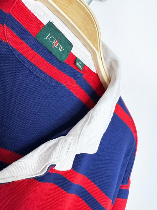j crew heritage rugby striped long sleeve shirt - good market thrift store