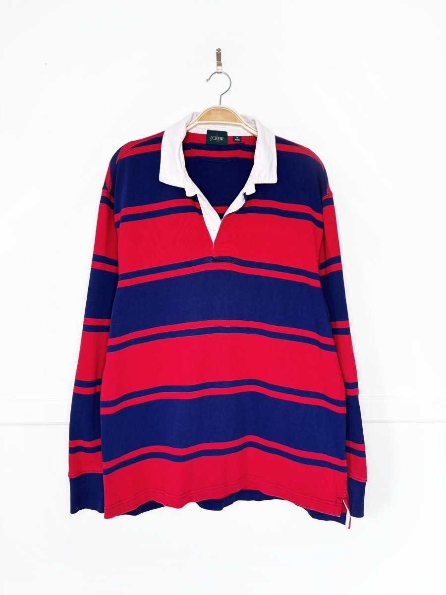j crew heritage rugby striped long sleeve shirt - good market thrift store